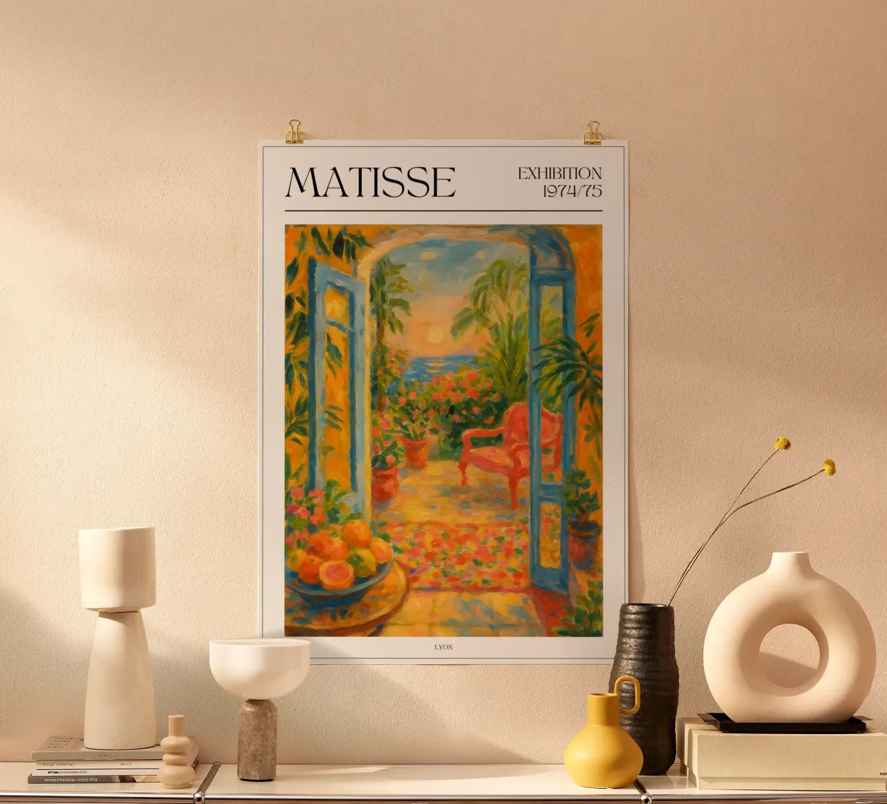 Henri Matisse inspiriertes Poster – Sommergarten poster da typealive