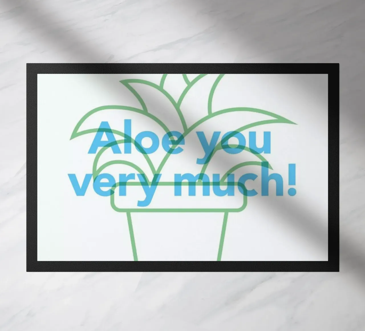 Aloe doormat by Evita Witzenhausen