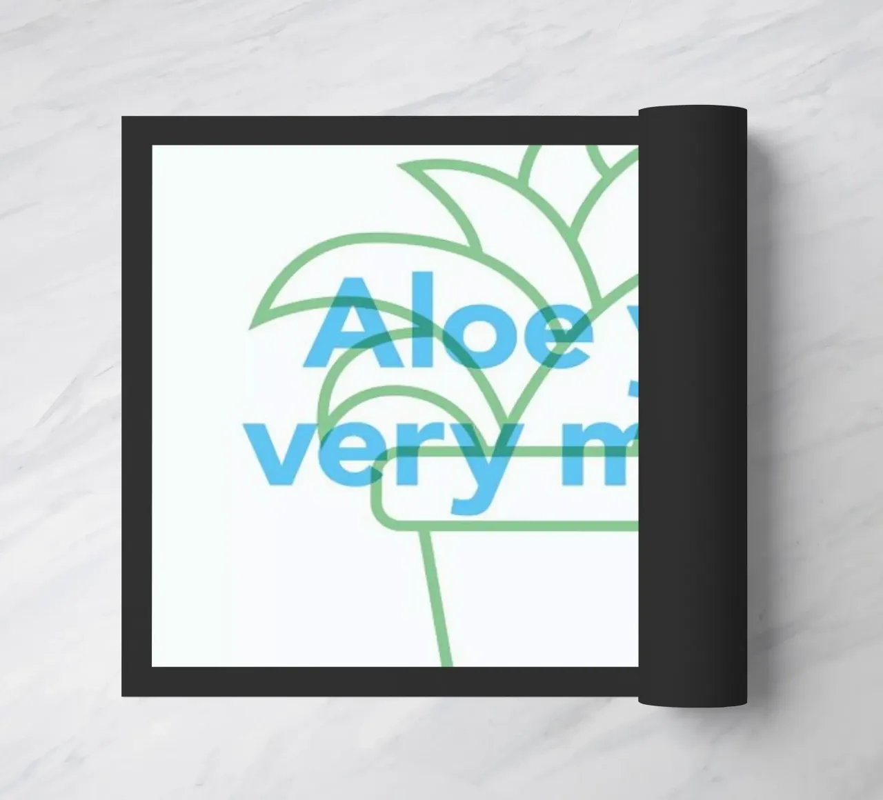 Aloe doormat by Evita Witzenhausen