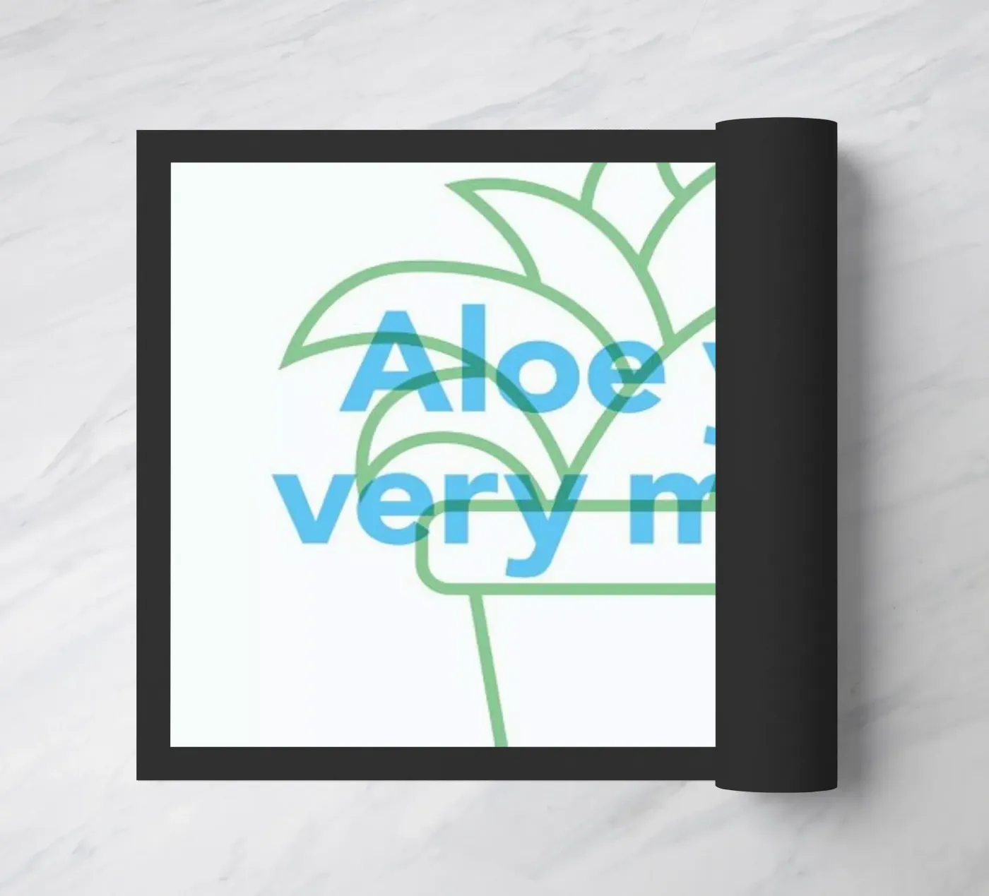 Aloe deurmat van Evita Witzenhausen