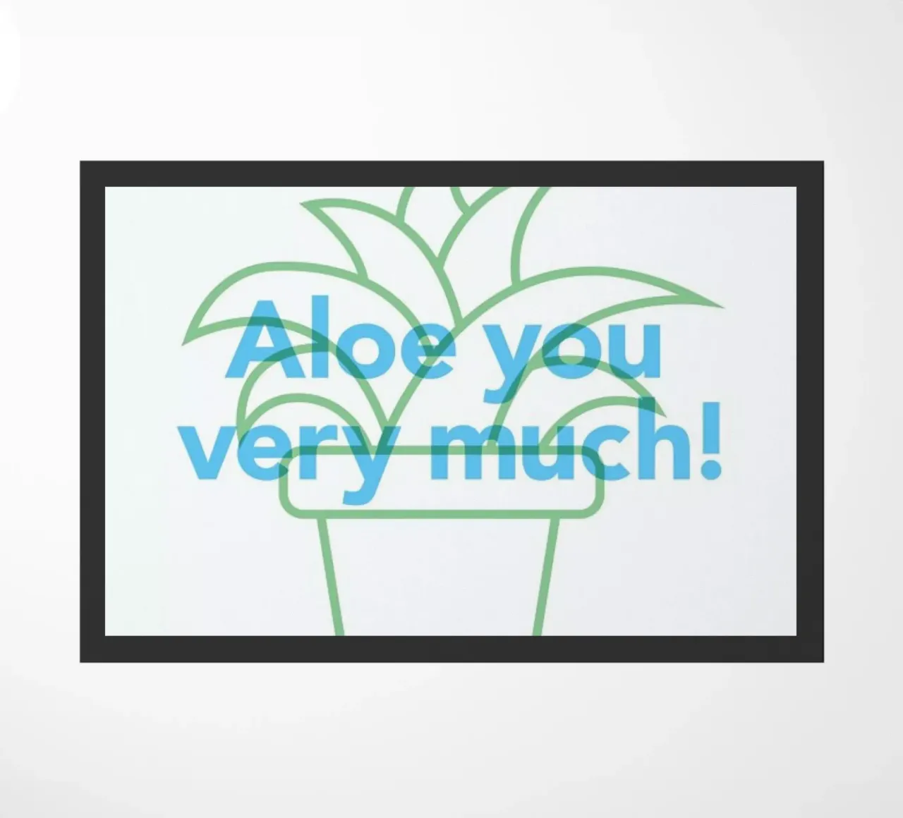 Aloe doormat by Evita Witzenhausen