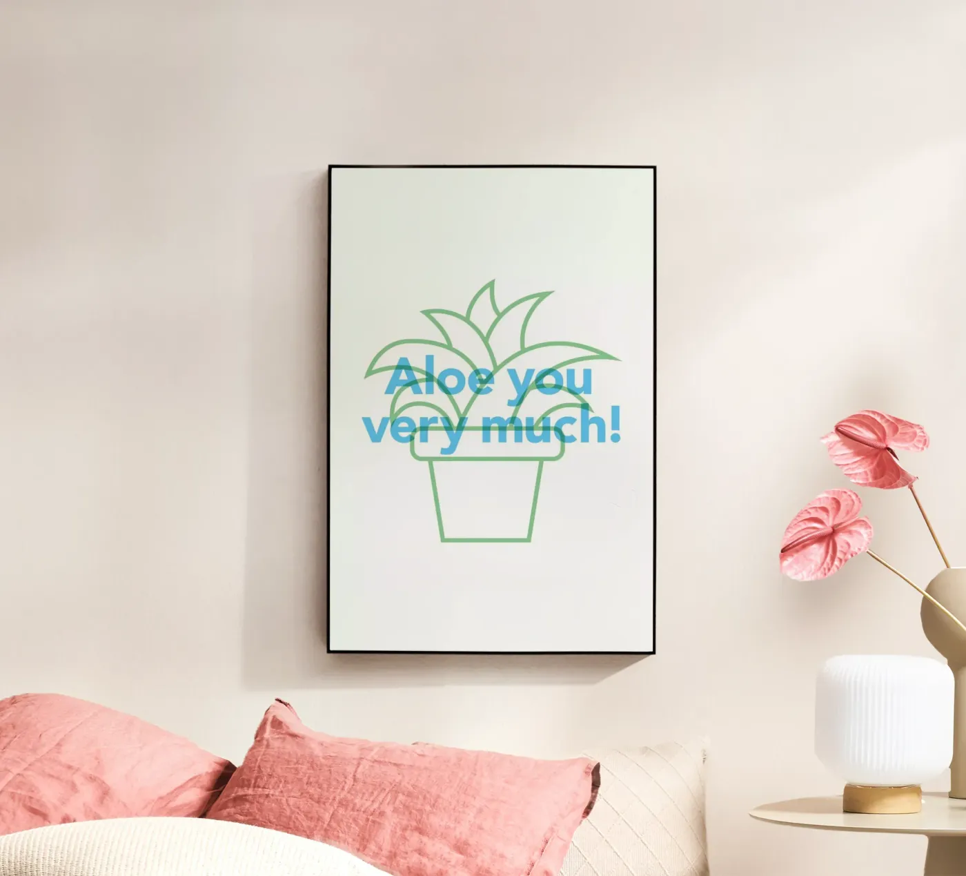 Aloe Acryl-Glas von Evita Witzenhausen