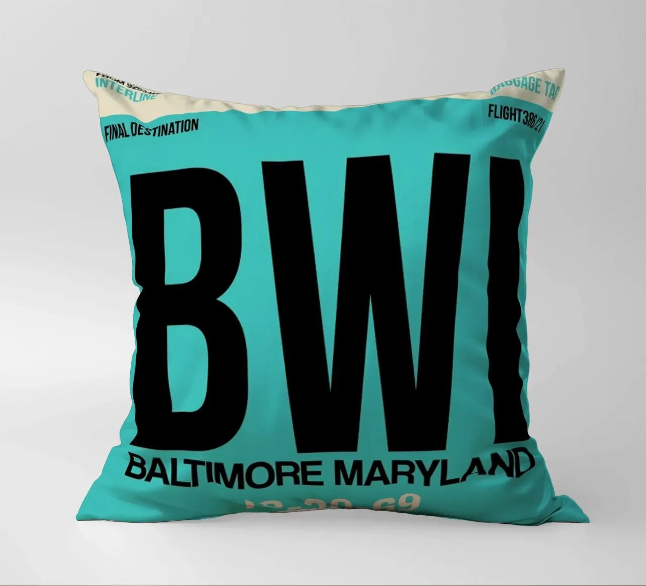 BWI - Baltimore cuscino da Naxart