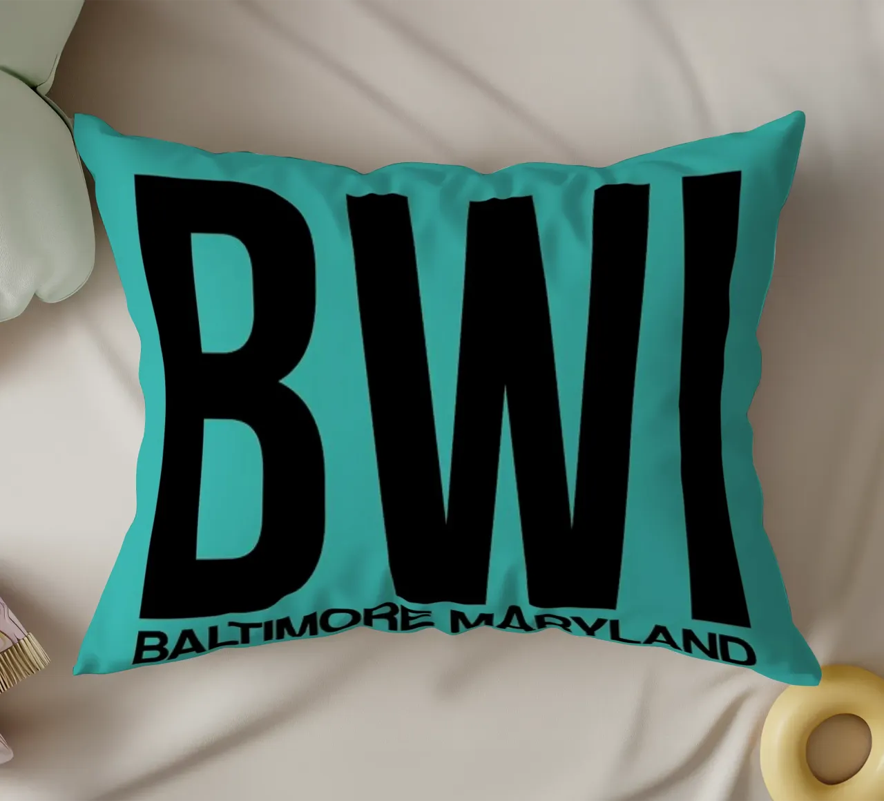 BWI - Baltimore cuscino da Naxart
