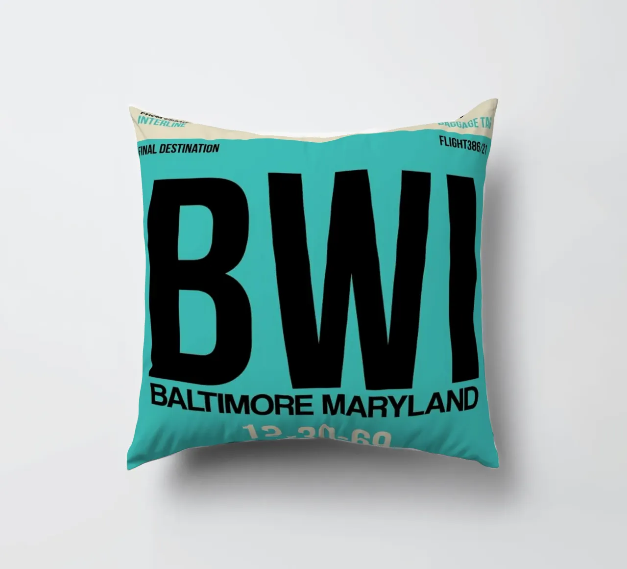 BWI - Baltimore cuscino da Naxart
