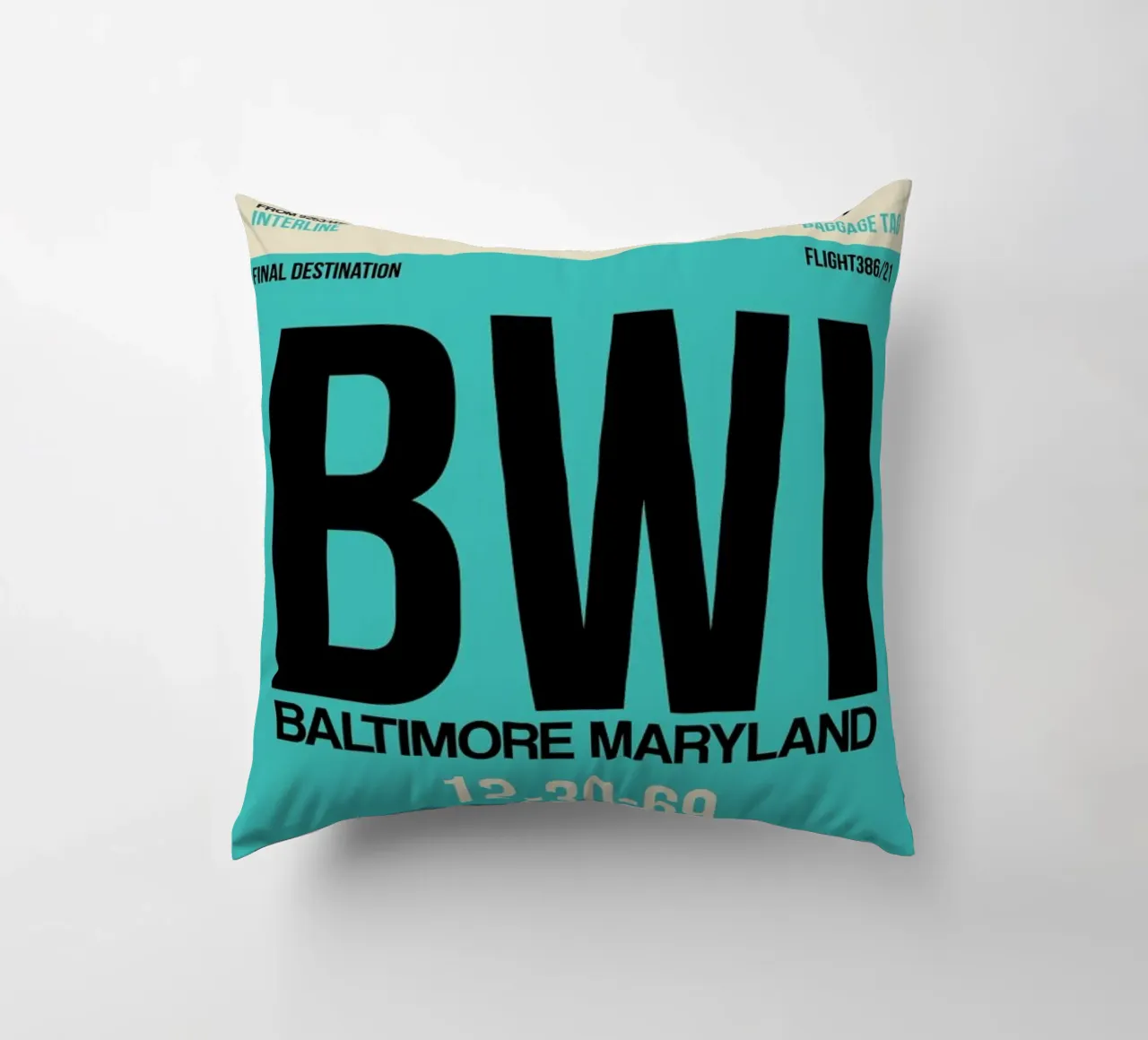 BWI - Baltimore cuscino da Naxart
