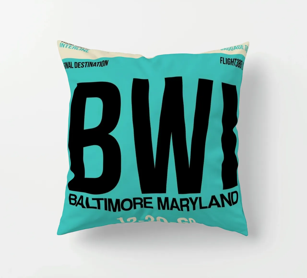 BWI - Baltimore cuscino da Naxart