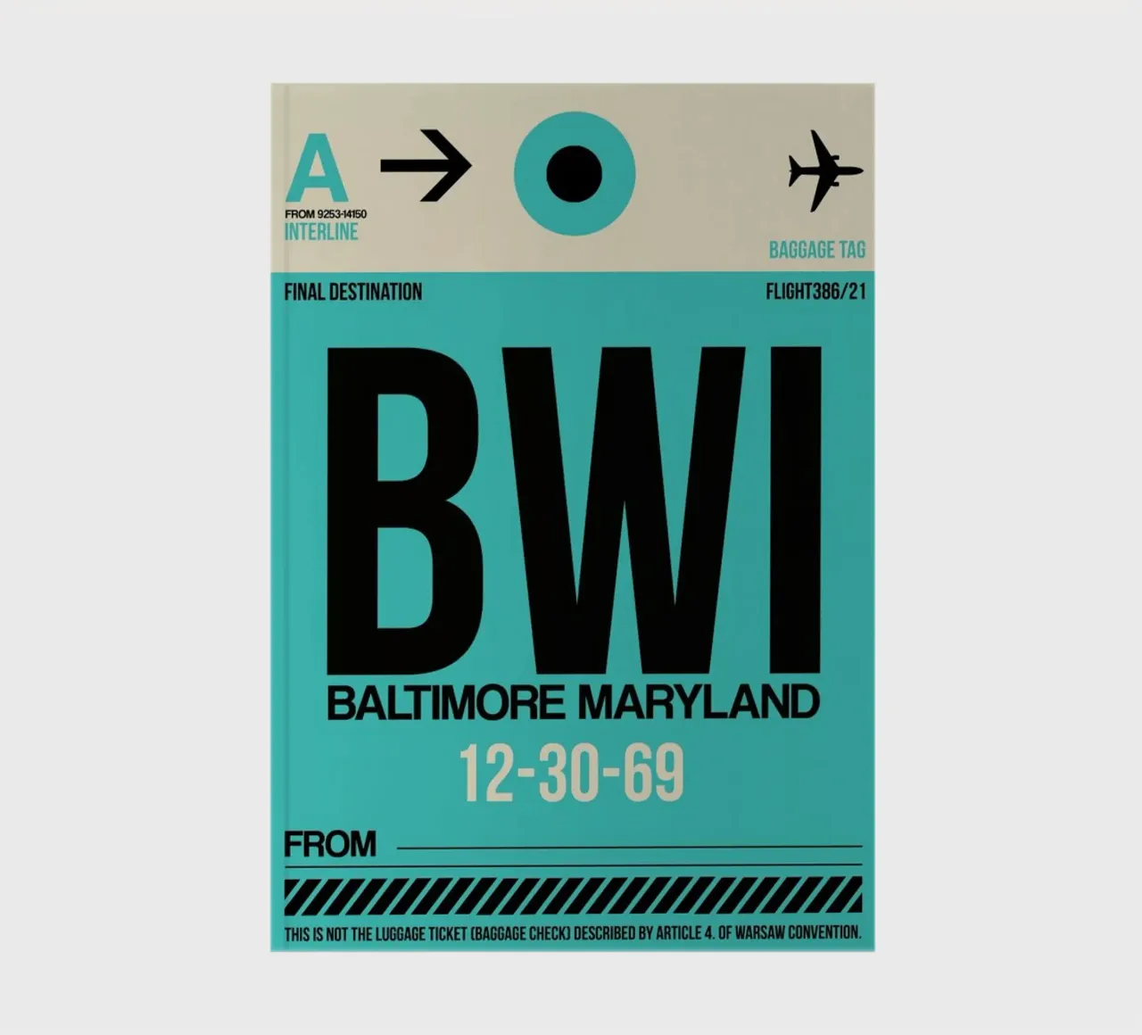 BWI - Baltimore notebook by Naxart
