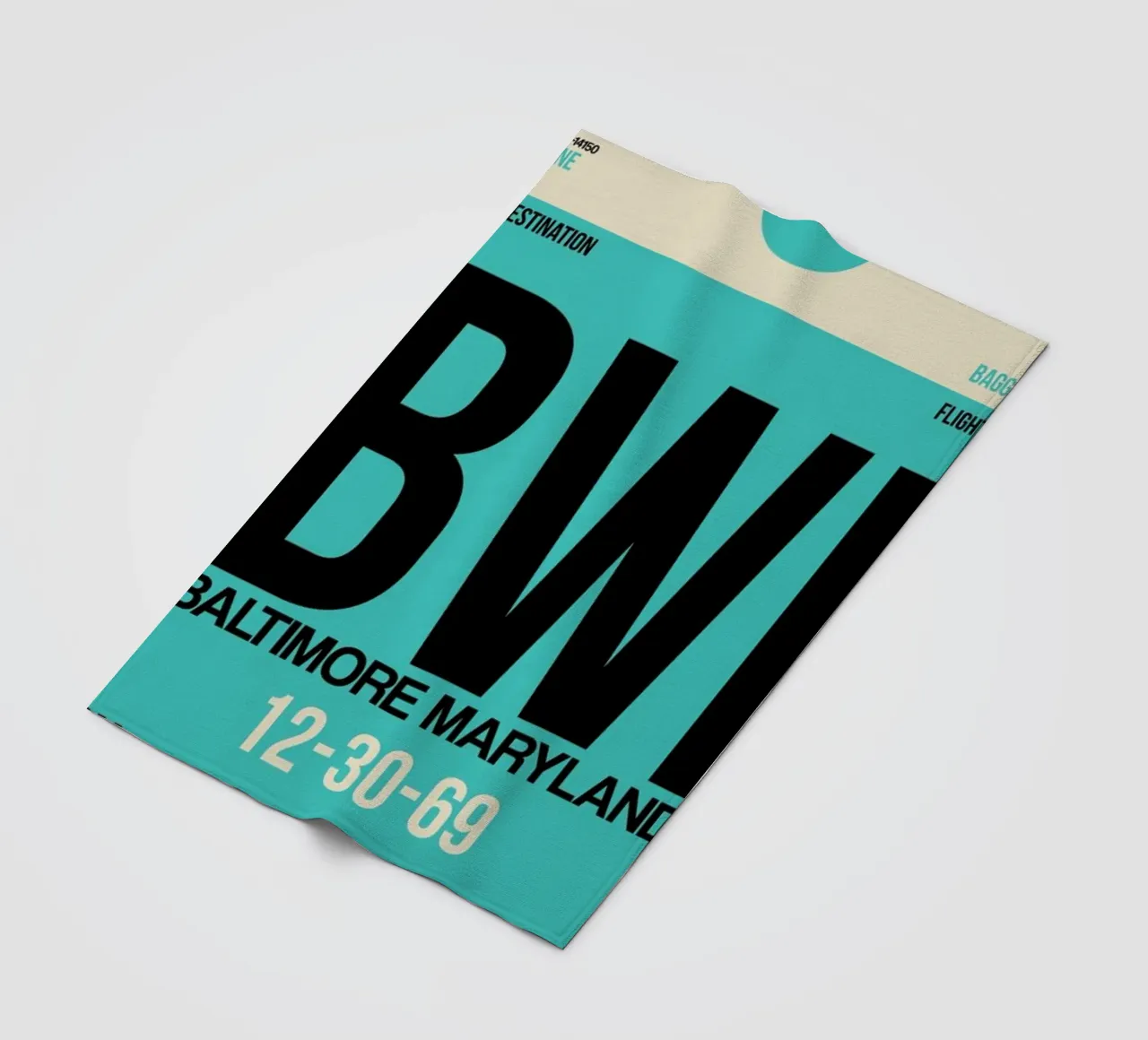 BWI - Baltimore fleece blanket by Naxart
