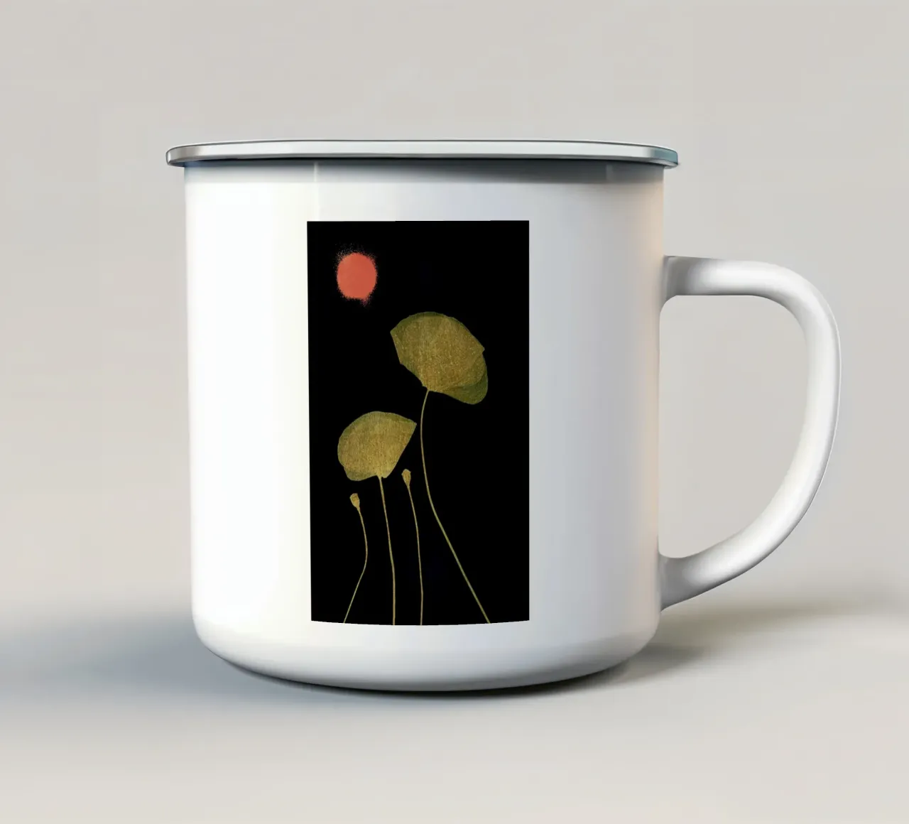 Dancing in the Dark Emaille Tasse von Kubistika