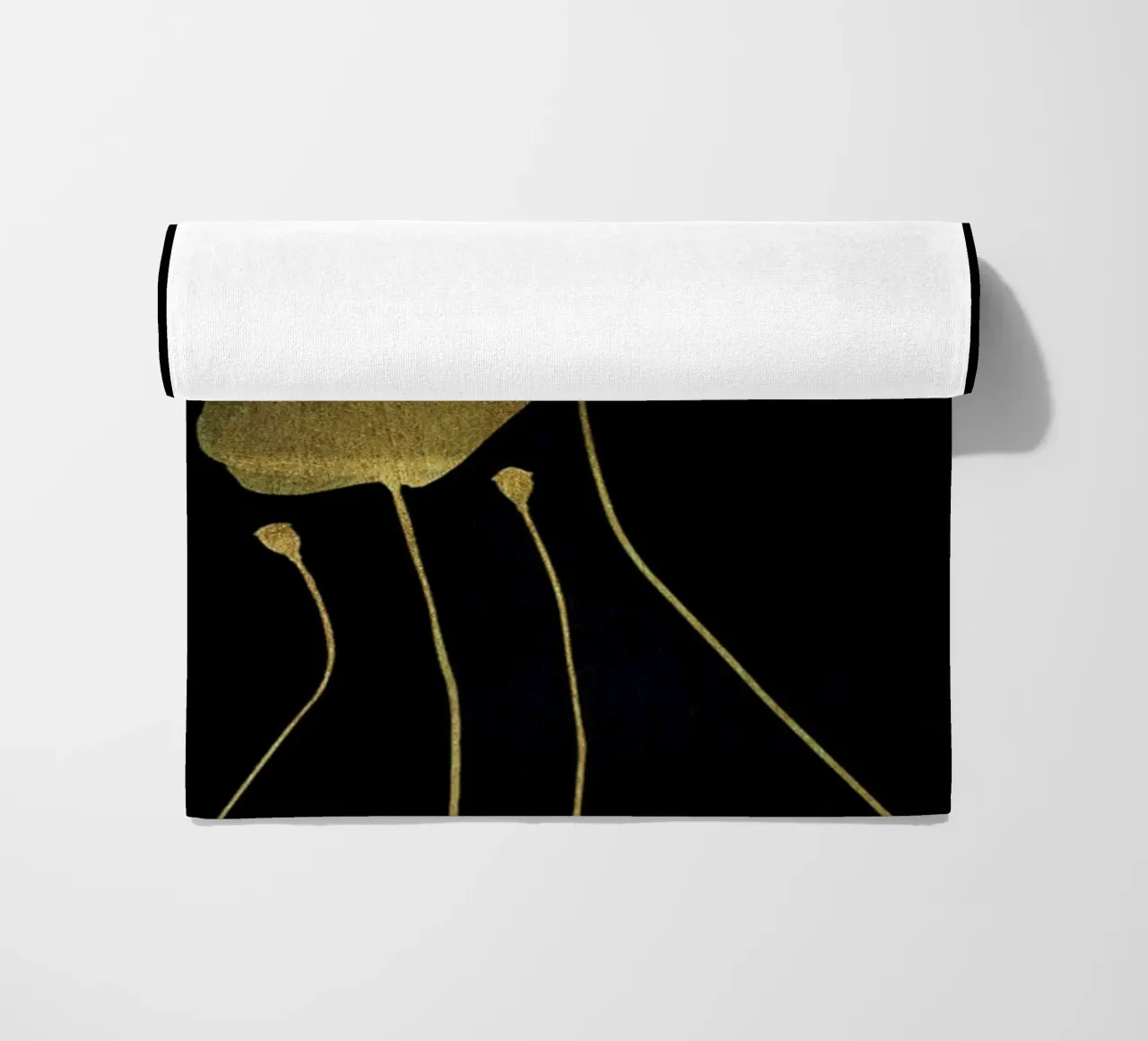 Dancing in the Dark beach towel by Kubistika