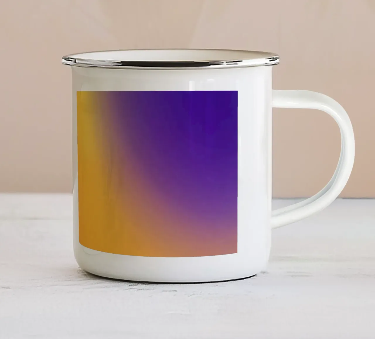 Velo solare tazza in smalto da Inside out