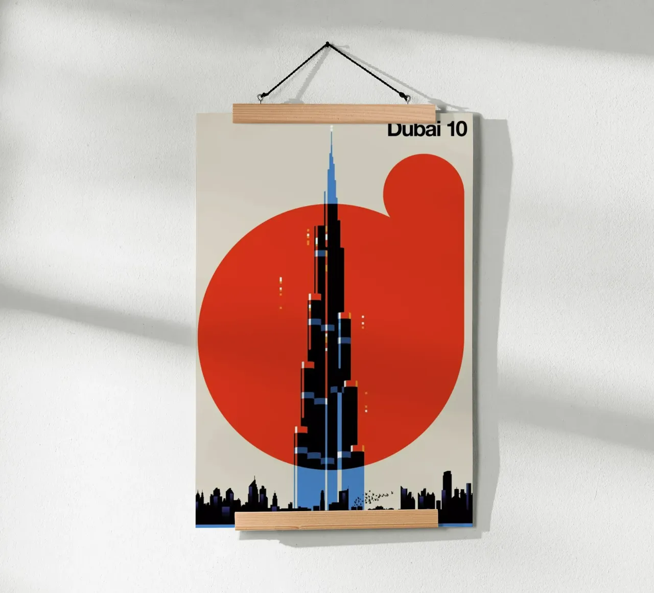 Dubai 10 poster da Bo Lundberg