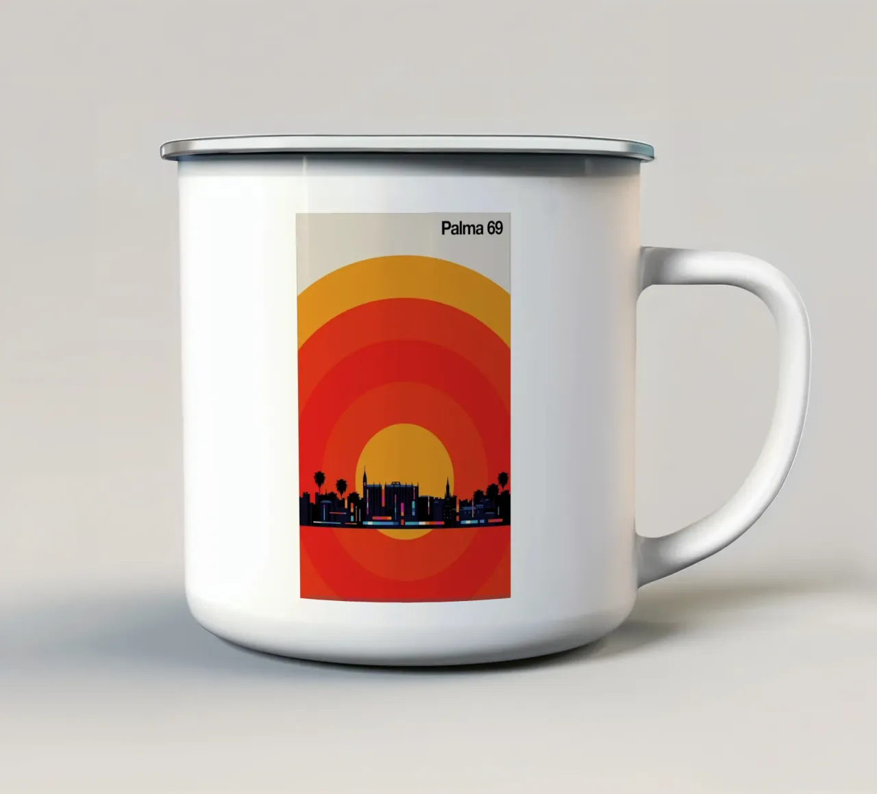 Palma 69 tazza in smalto da Bo Lundberg