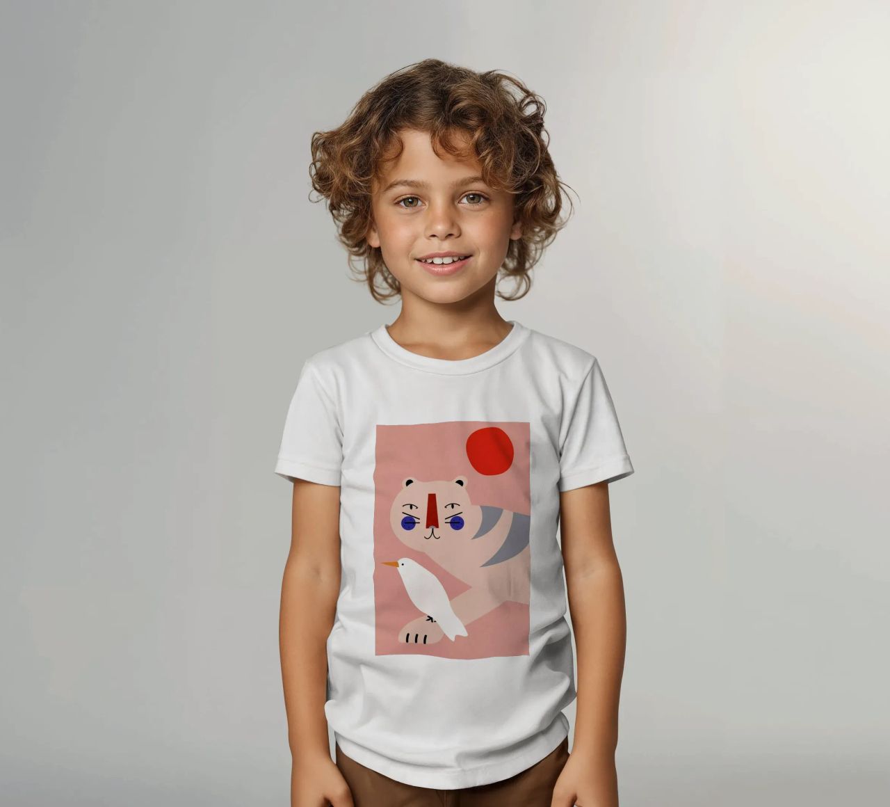 An Unlikely Friendship t-shirt bambini da Little Flourishes