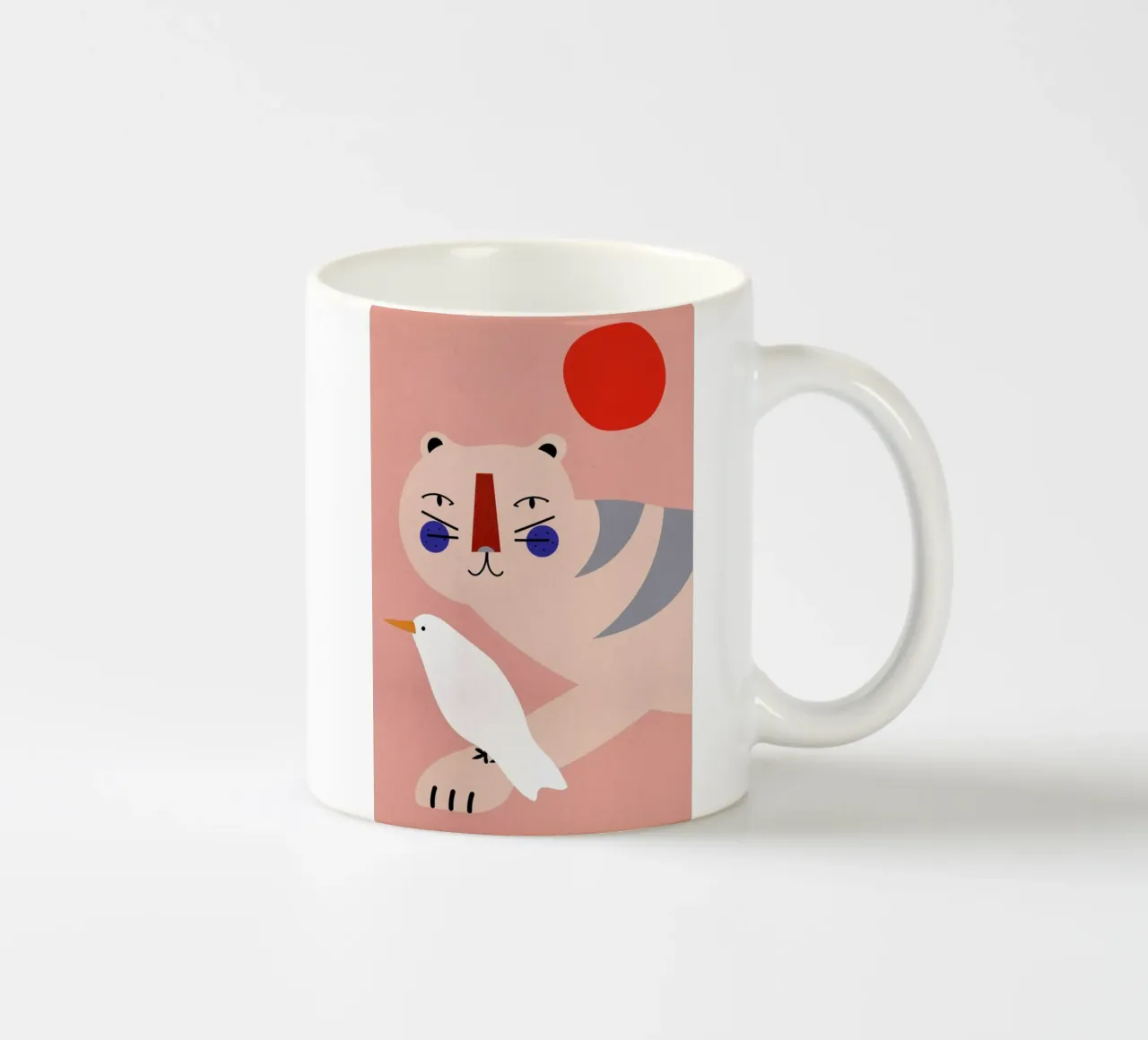 An Unlikely Friendship tazza in ceramica da Little Flourishes