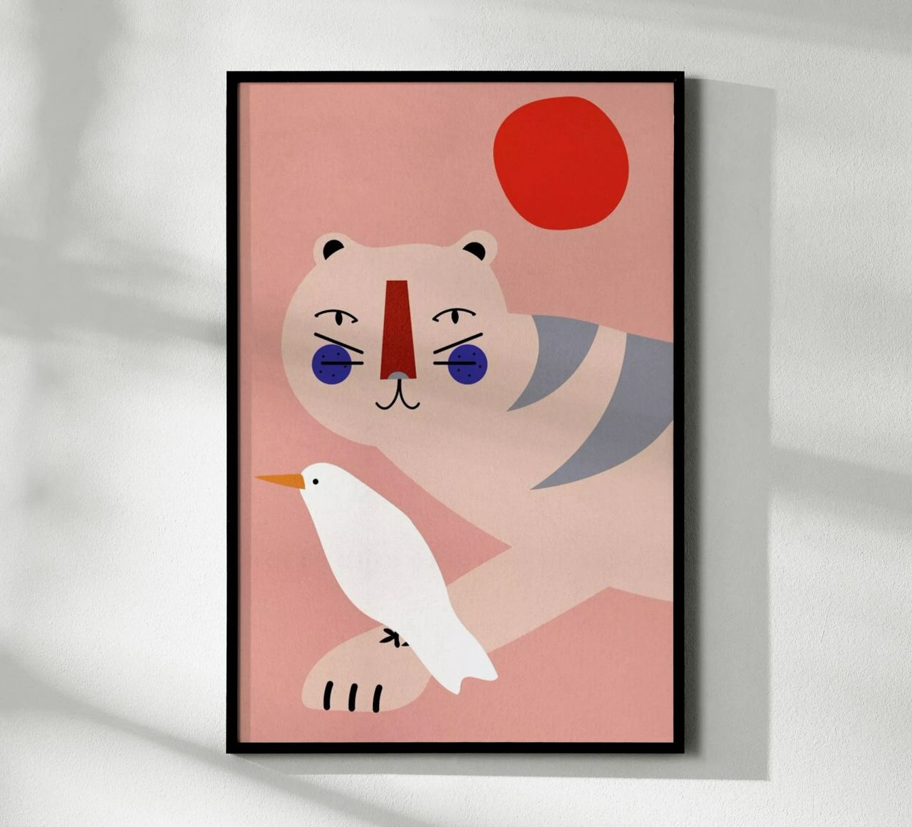 An Unlikely Friendship Poster von Little Flourishes