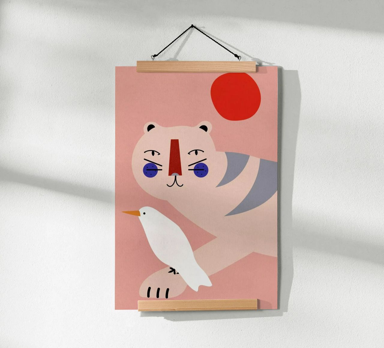 An Unlikely Friendship Poster von Little Flourishes