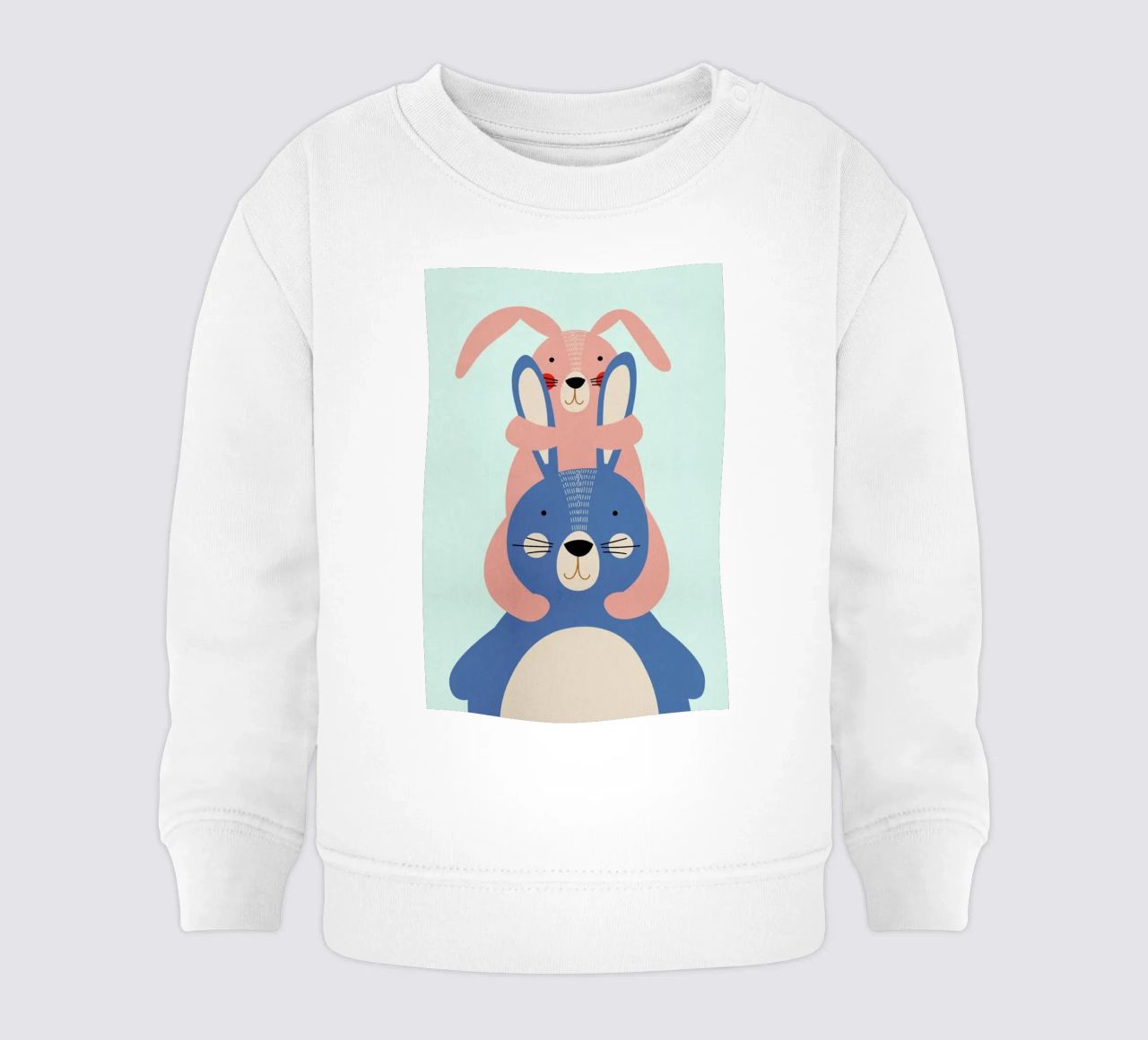Bunny Rabbits felpa neonato da Little Flourishes