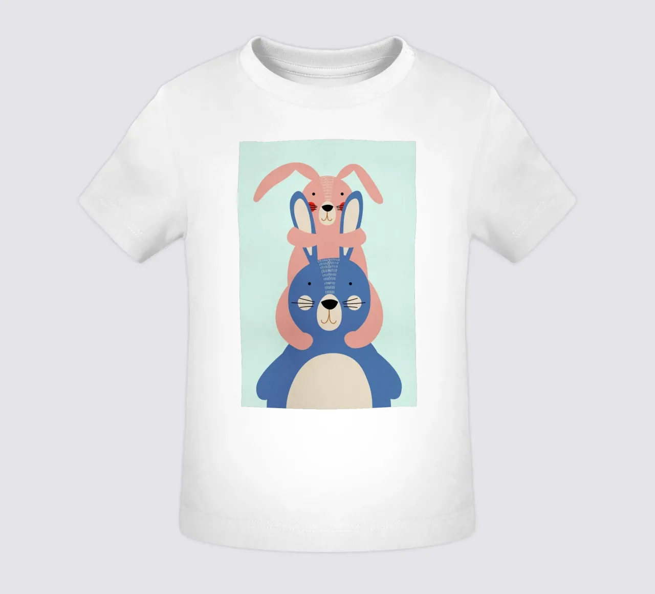 Bunny Rabbits maglietta neonato da Little Flourishes