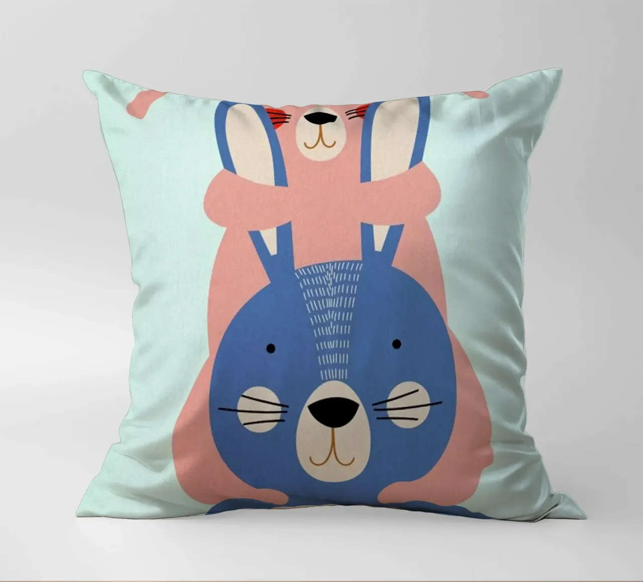 Bunny Rabbits cuscino da Little Flourishes