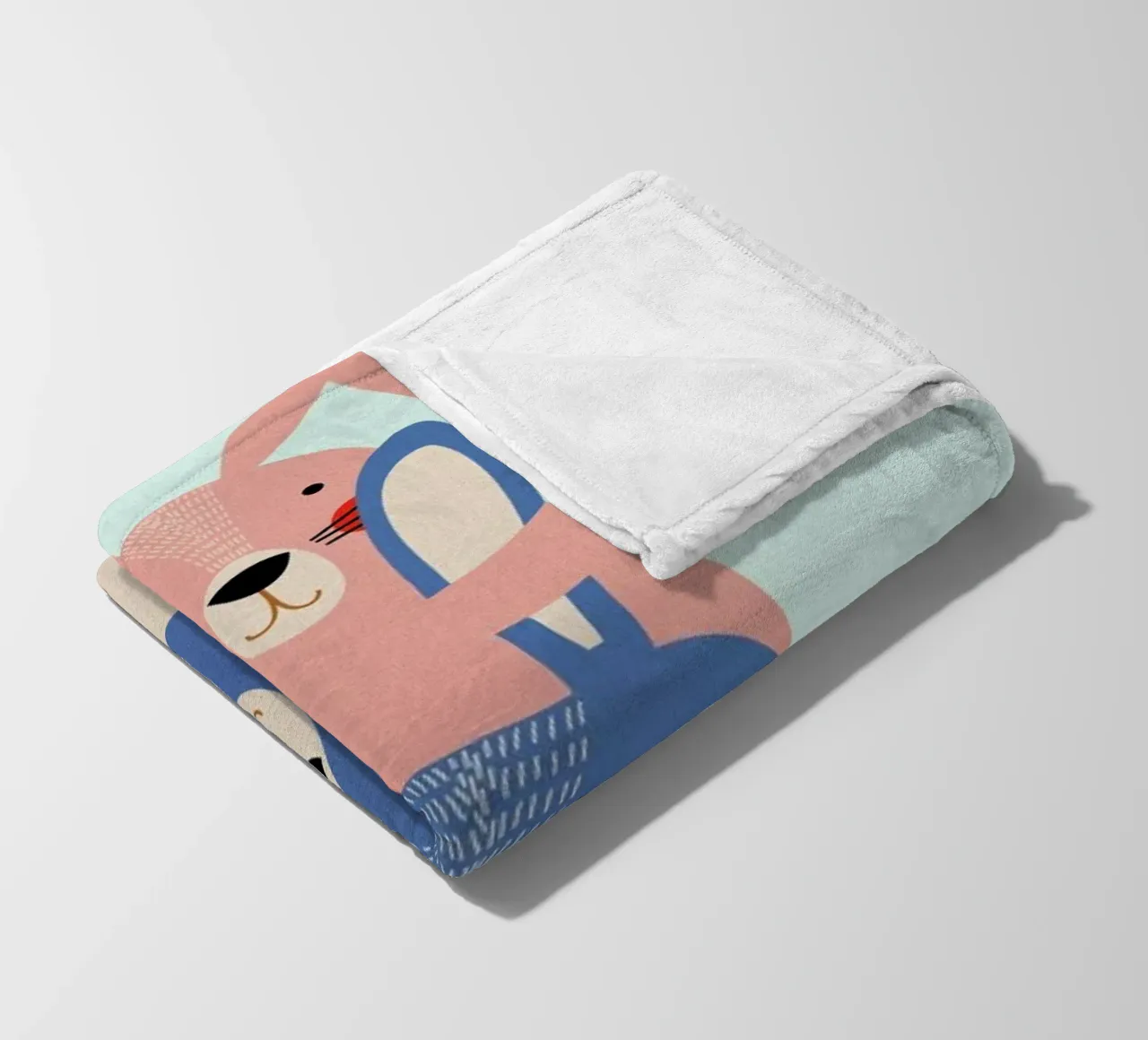 Bunny Rabbits coperta in pile da Little Flourishes