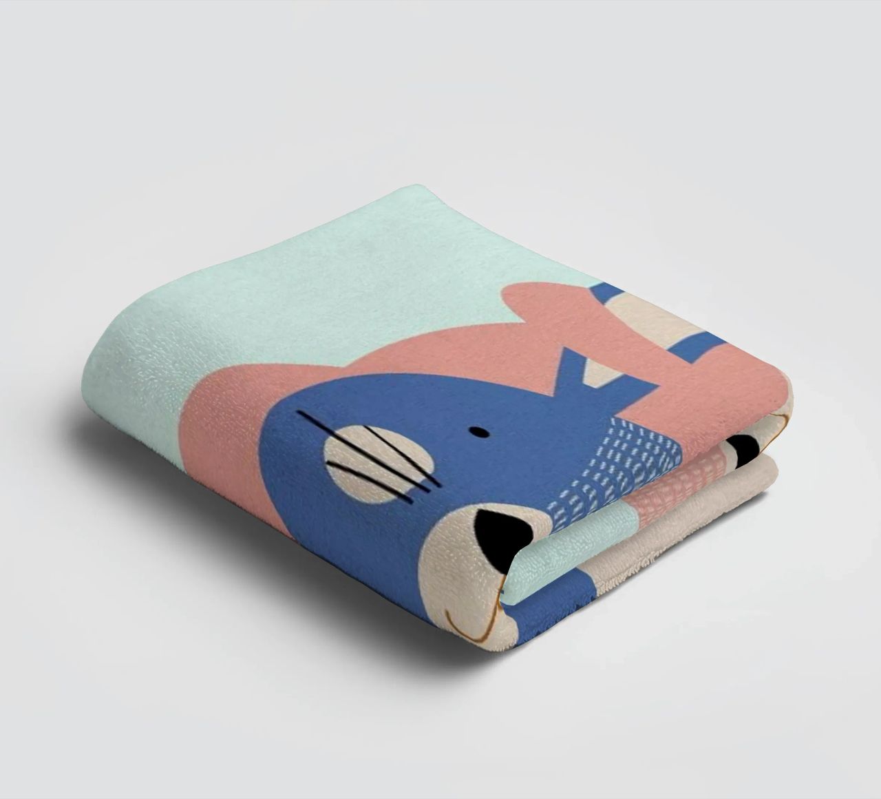 Bunny Rabbits Handtuch von Little Flourishes