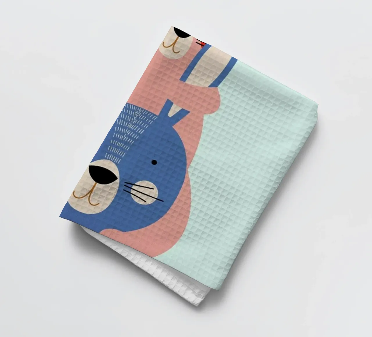 Bunny Rabbits Geschirrtuch von Little Flourishes