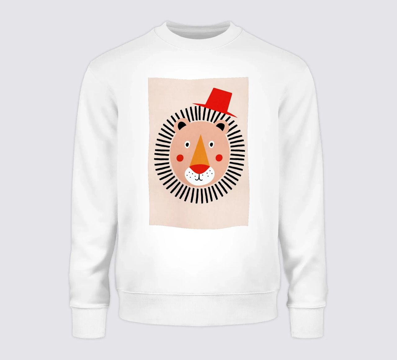 Well Dressed Lion sudadera de Little Flourishes