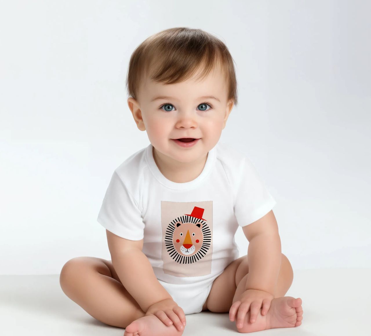Well Dressed Lion body bébé de Little Flourishes
