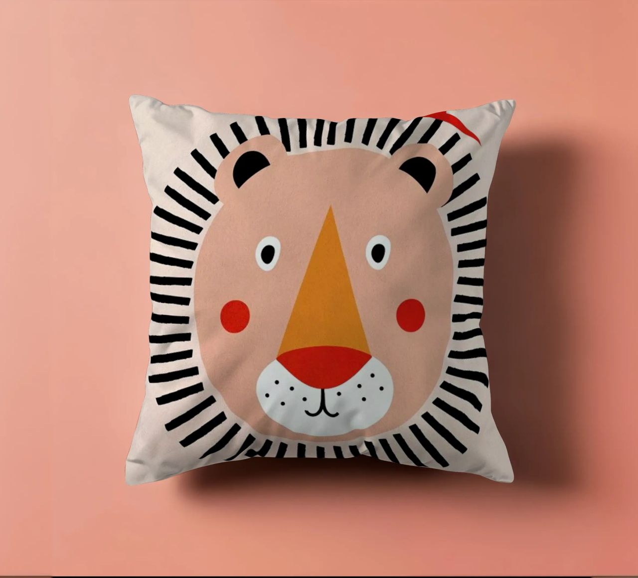 Well Dressed Lion cuscino da Little Flourishes
