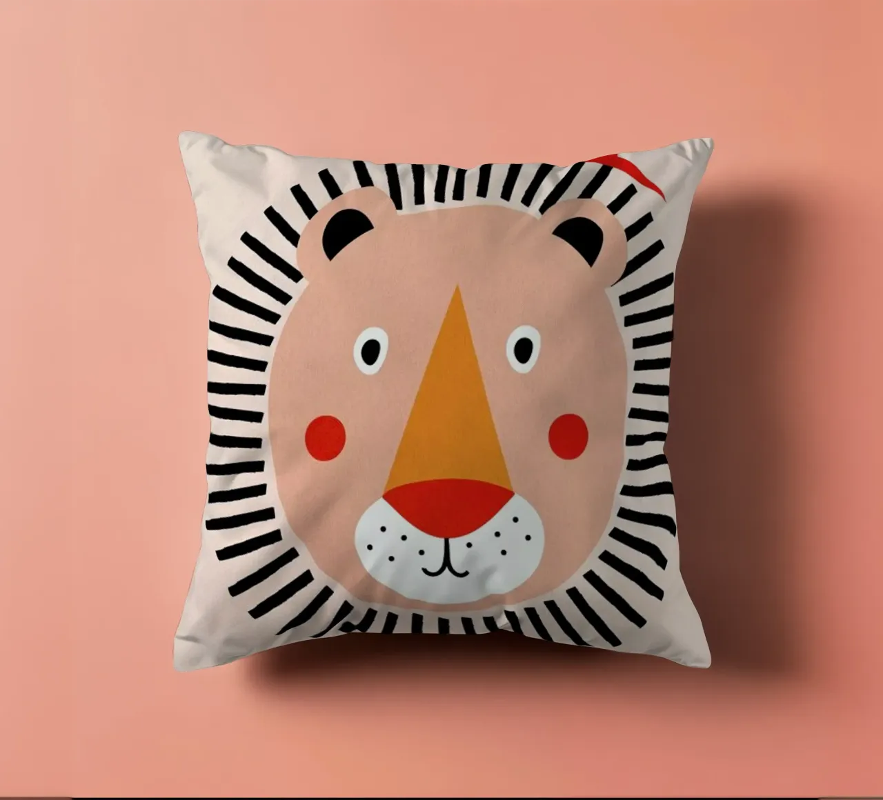Well Dressed Lion cuscino da Little Flourishes