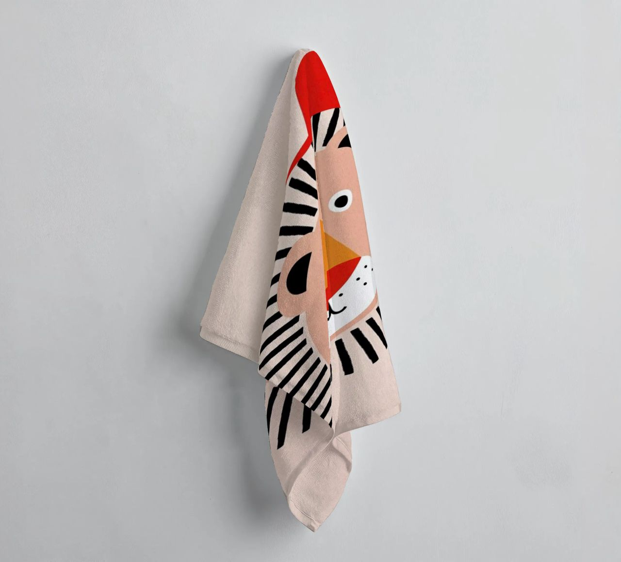 Well Dressed Lion asciugamano da bagno da Little Flourishes