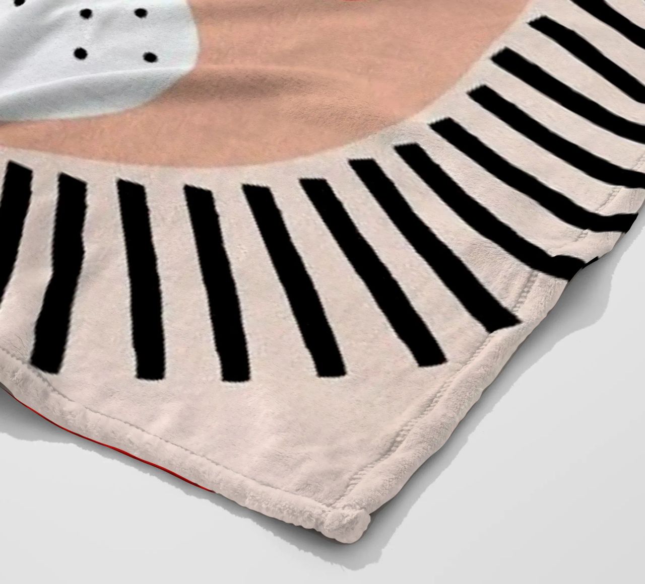 Well Dressed Lion coperta in pile da Little Flourishes
