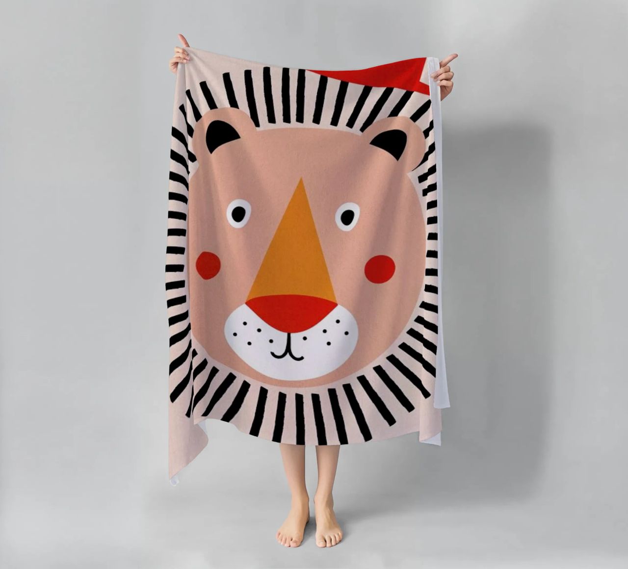 Well Dressed Lion telo mare da Little Flourishes