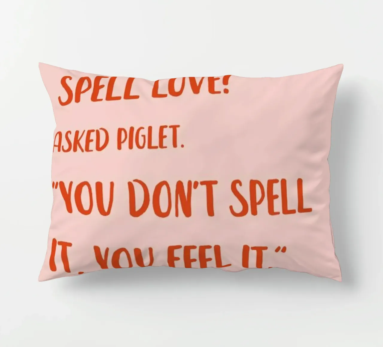 How Do You Spell Love? cuscino da Little Flourishes