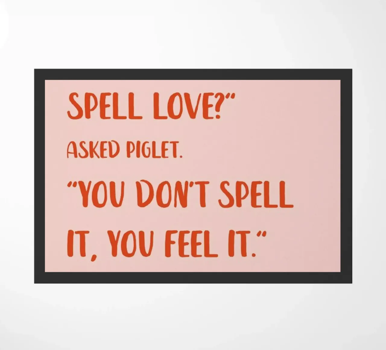 How Do You Spell Love? zerbino da Little Flourishes