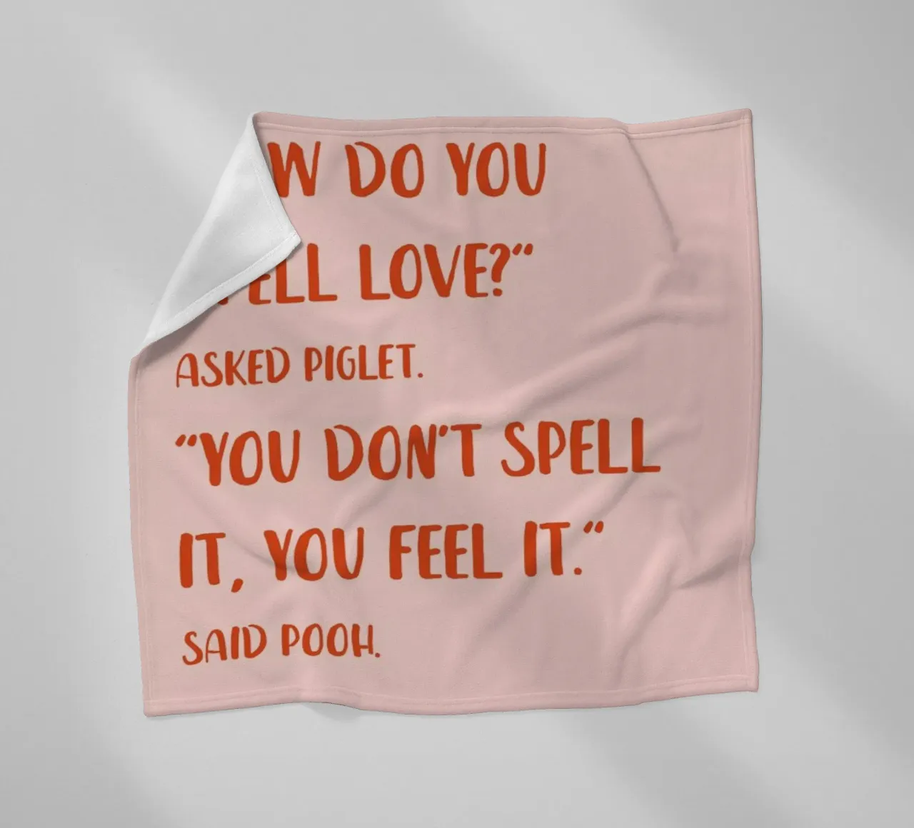 How Do You Spell Love? coperta in pile da Little Flourishes