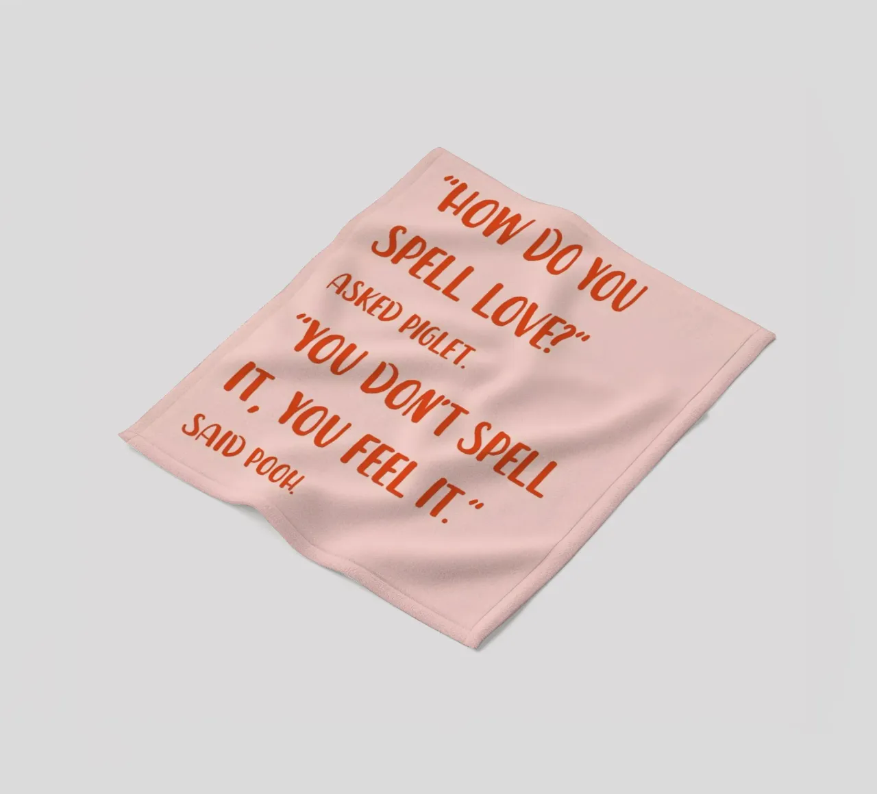 How Do You Spell Love? coperta in pile da Little Flourishes