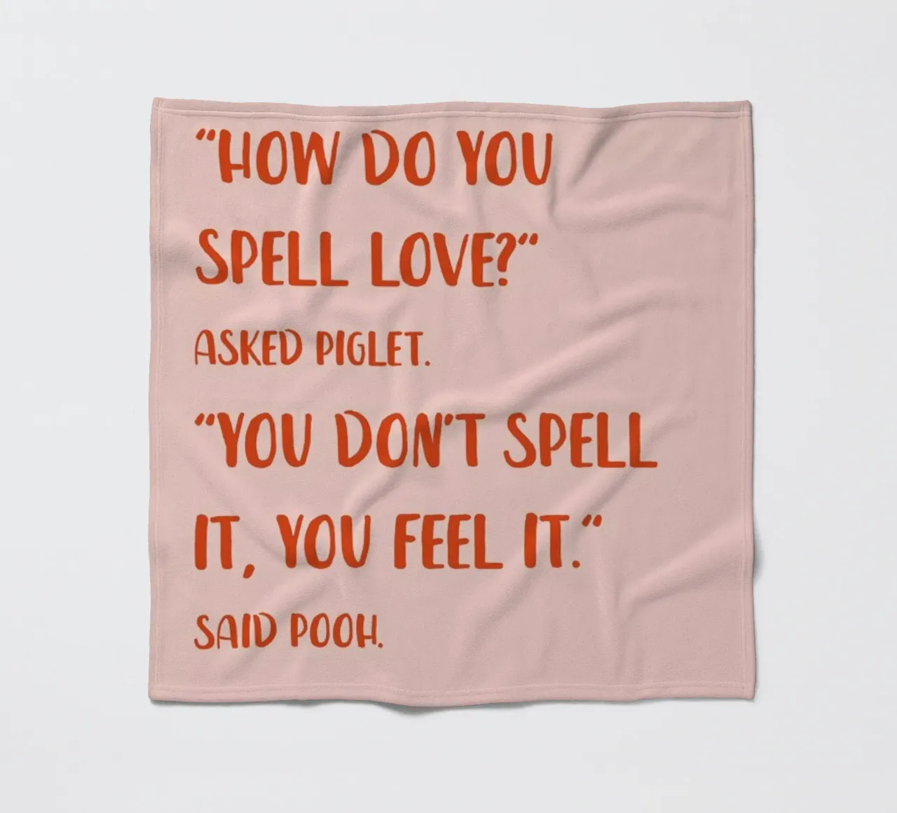 How Do You Spell Love? coperta in pile da Little Flourishes