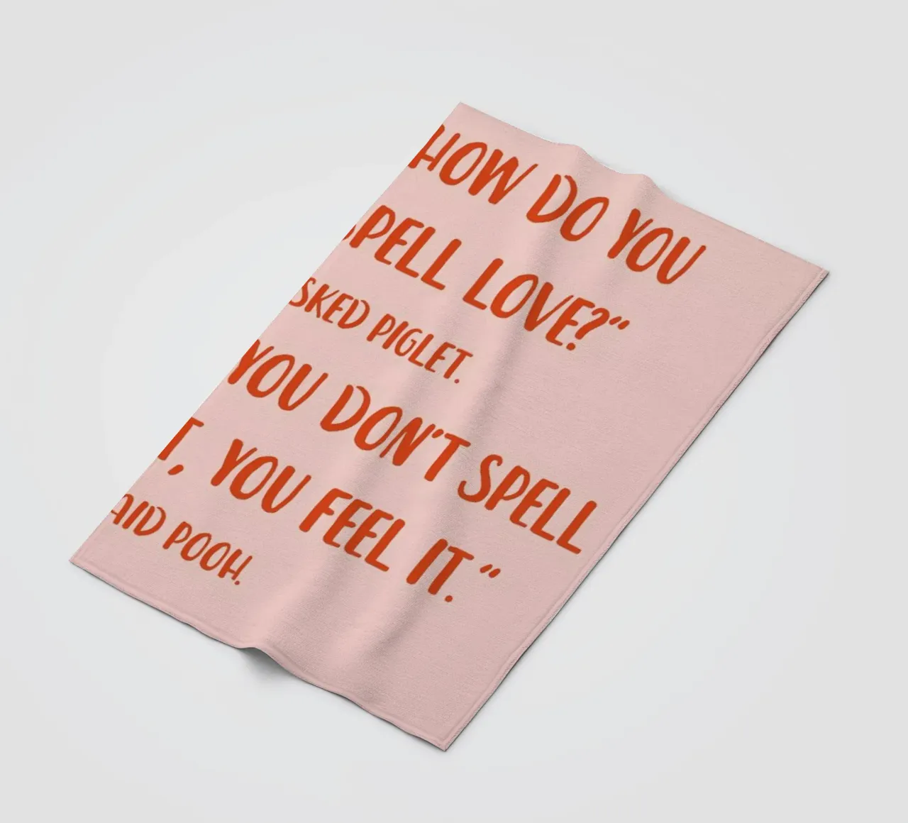 How Do You Spell Love? coperta in pile da Little Flourishes