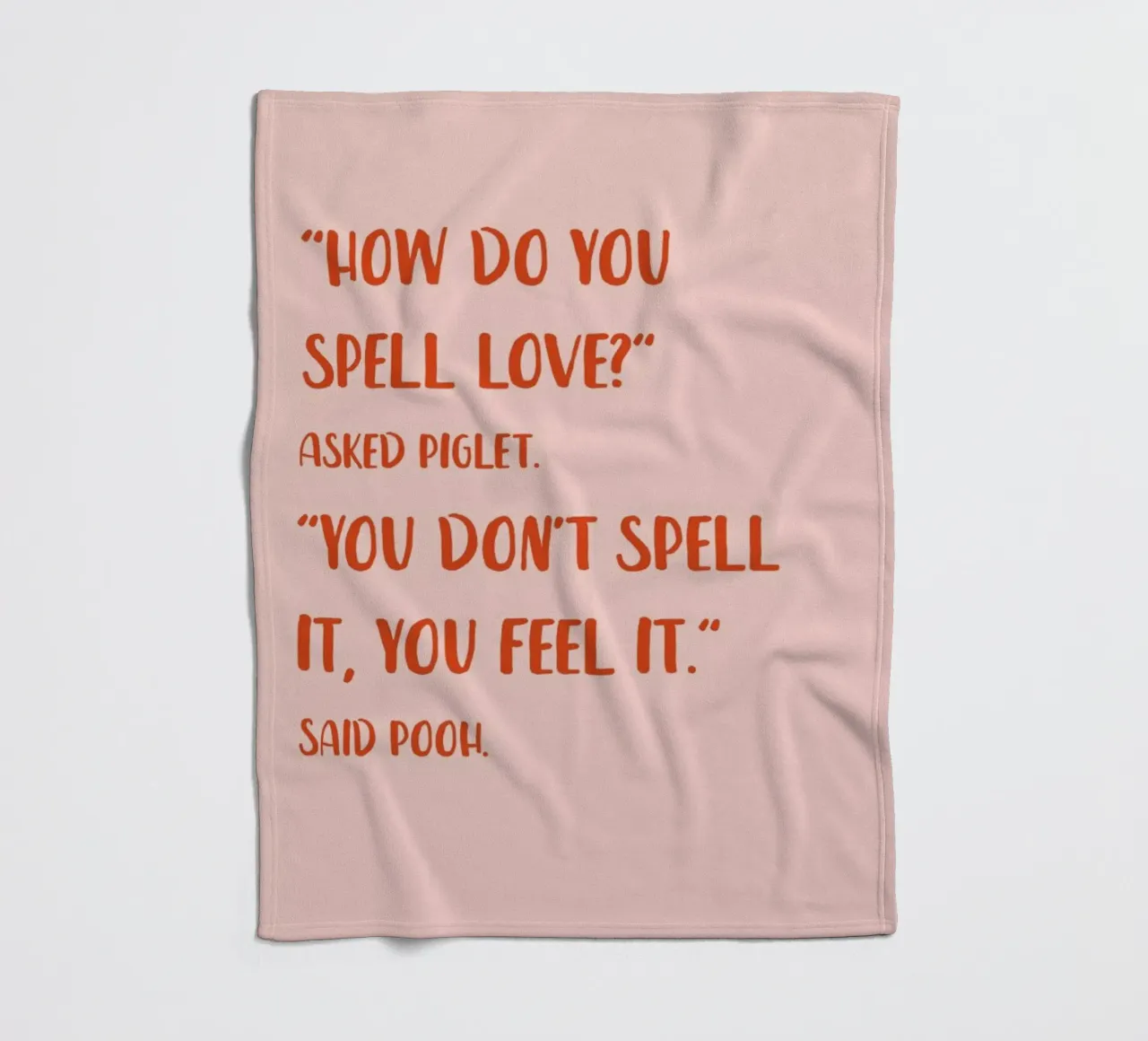How Do You Spell Love? coperta in pile da Little Flourishes