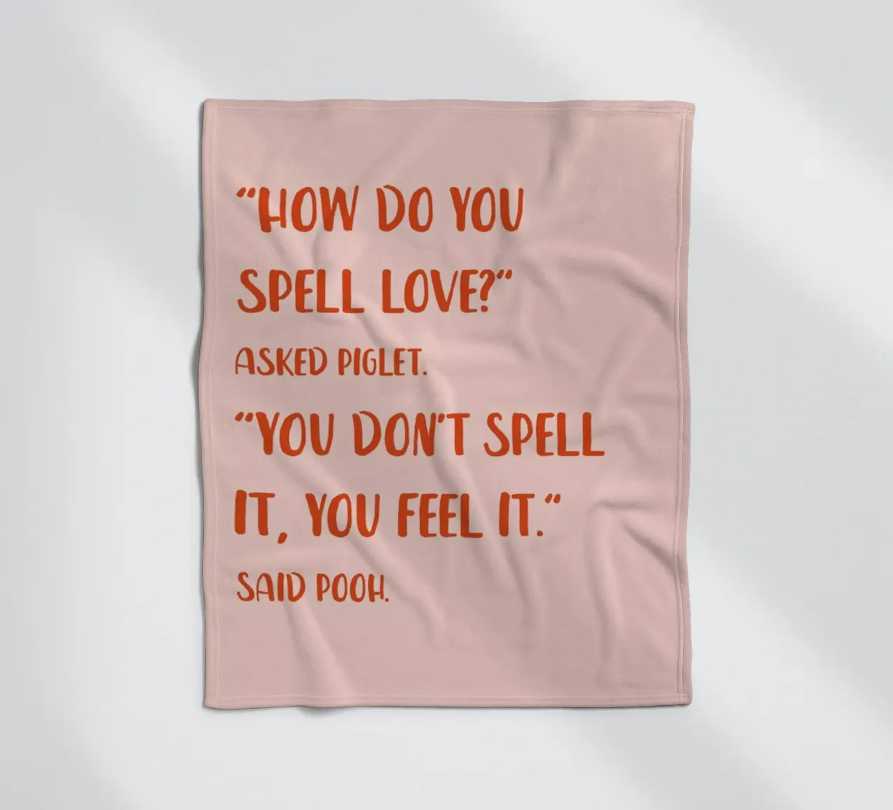 How Do You Spell Love? coperta in pile da Little Flourishes