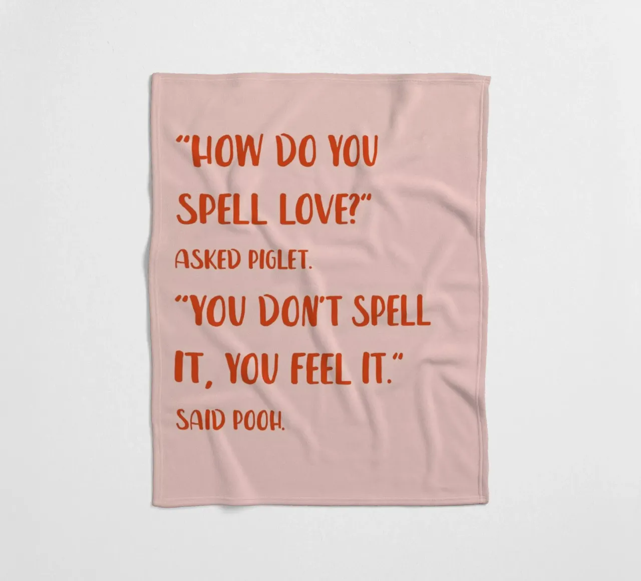 How Do You Spell Love? coperta in pile da Little Flourishes