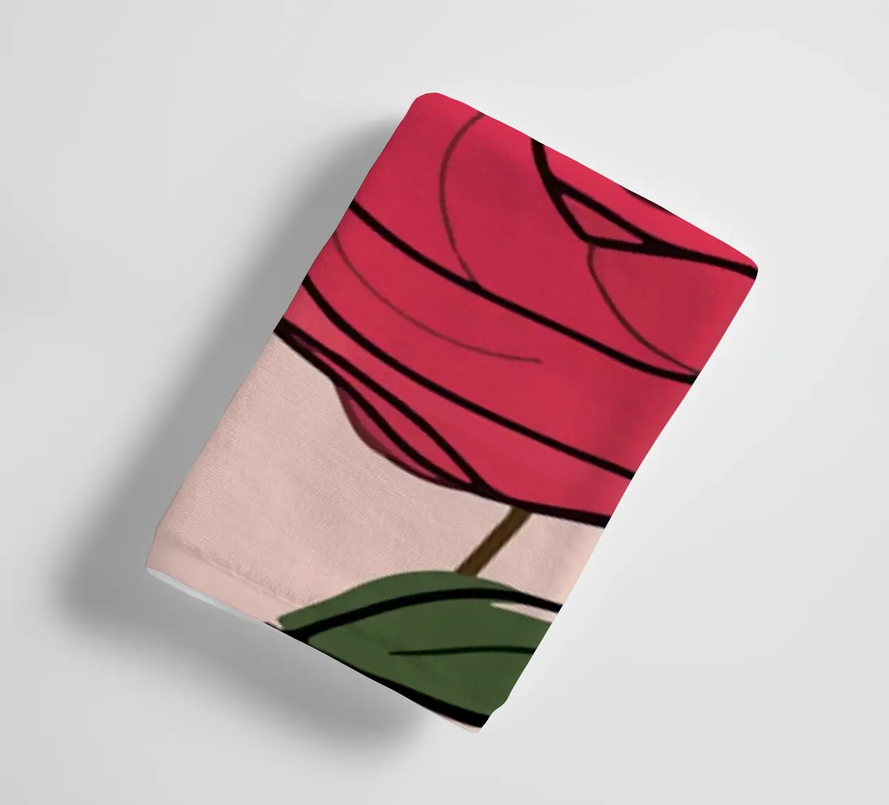 Red roses on a delicate background towel by pixelbull - medieval art and more