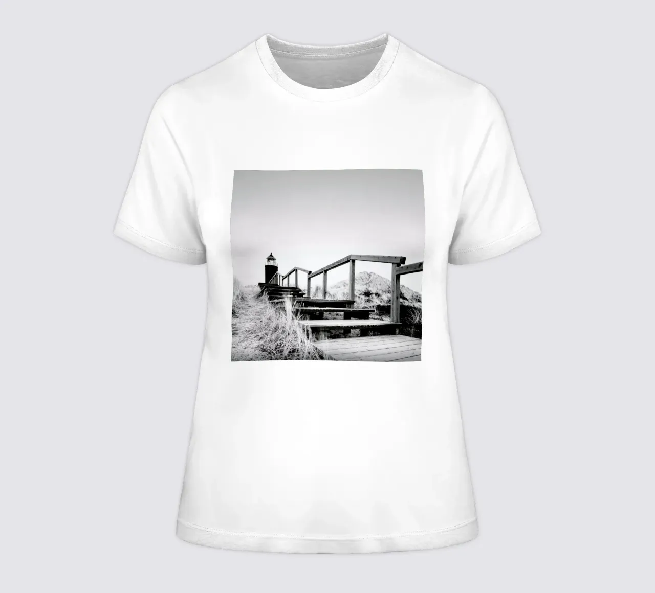 Sylt - Quermarkenfeuer Study 2 women's fitted t-shirt by Håggard Photography | Ronny Behnert