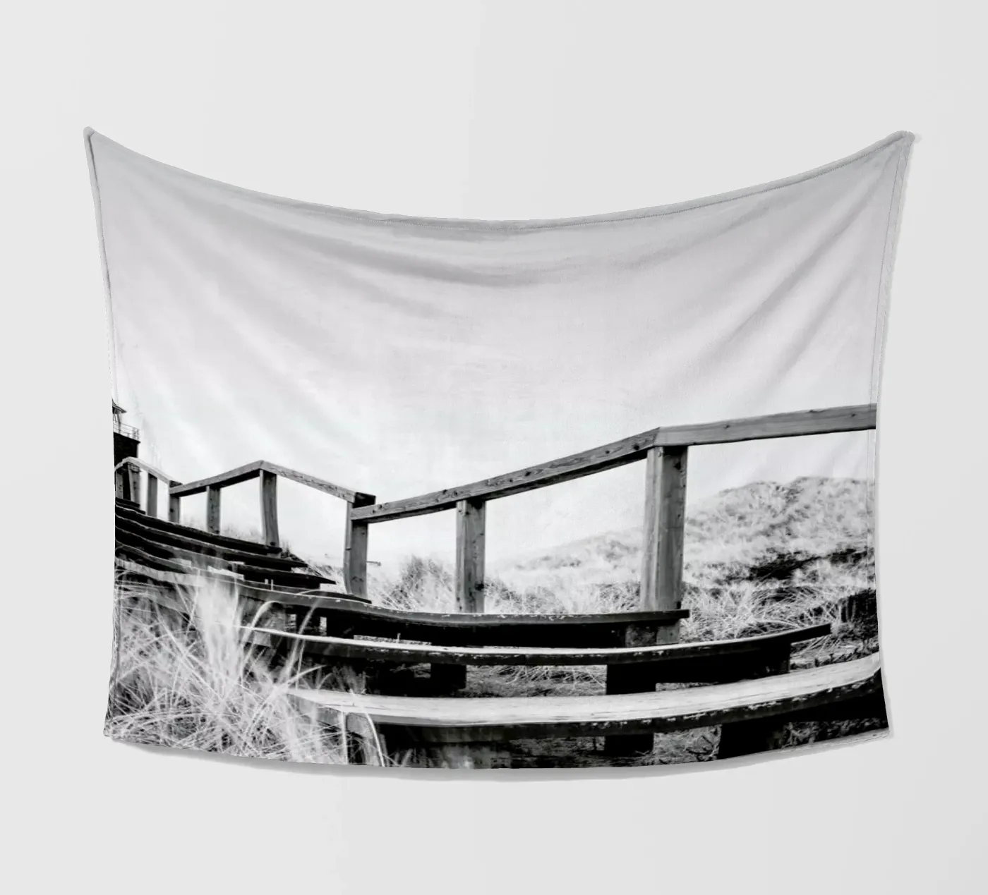 Sylt - Quermarkenfeuer Study 2 Fleecedecke von Håggard Photography | Ronny Behnert