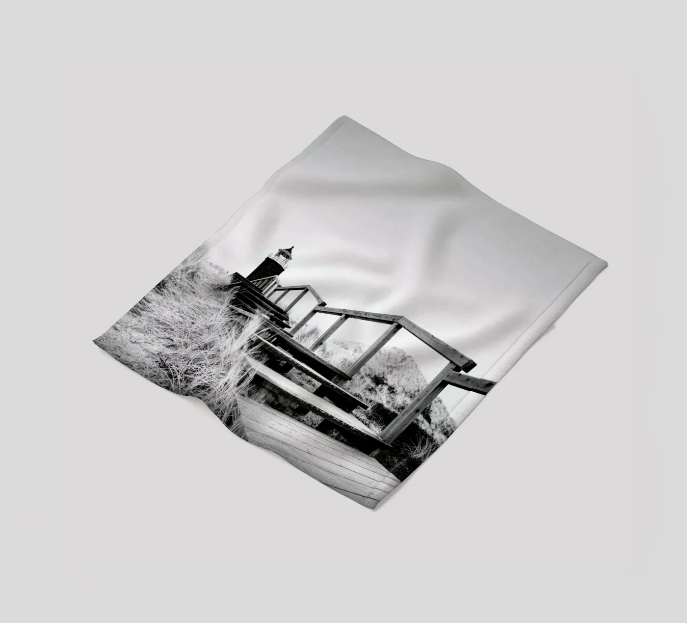 Sylt - Quermarkenfeuer Study 2 Fleecedecke von Håggard Photography | Ronny Behnert