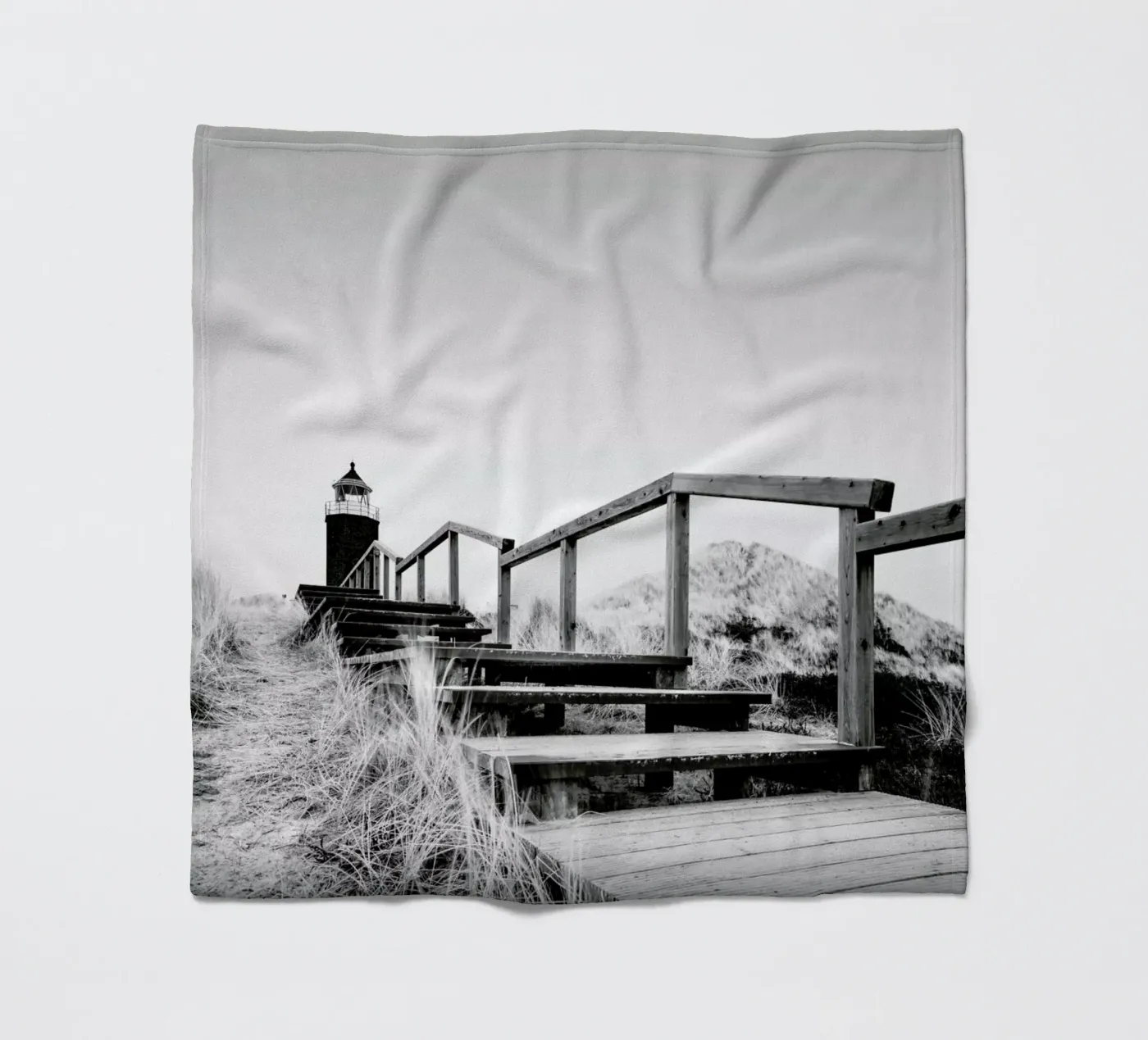 Sylt - Quermarkenfeuer Study 2 Fleecedecke von Håggard Photography | Ronny Behnert