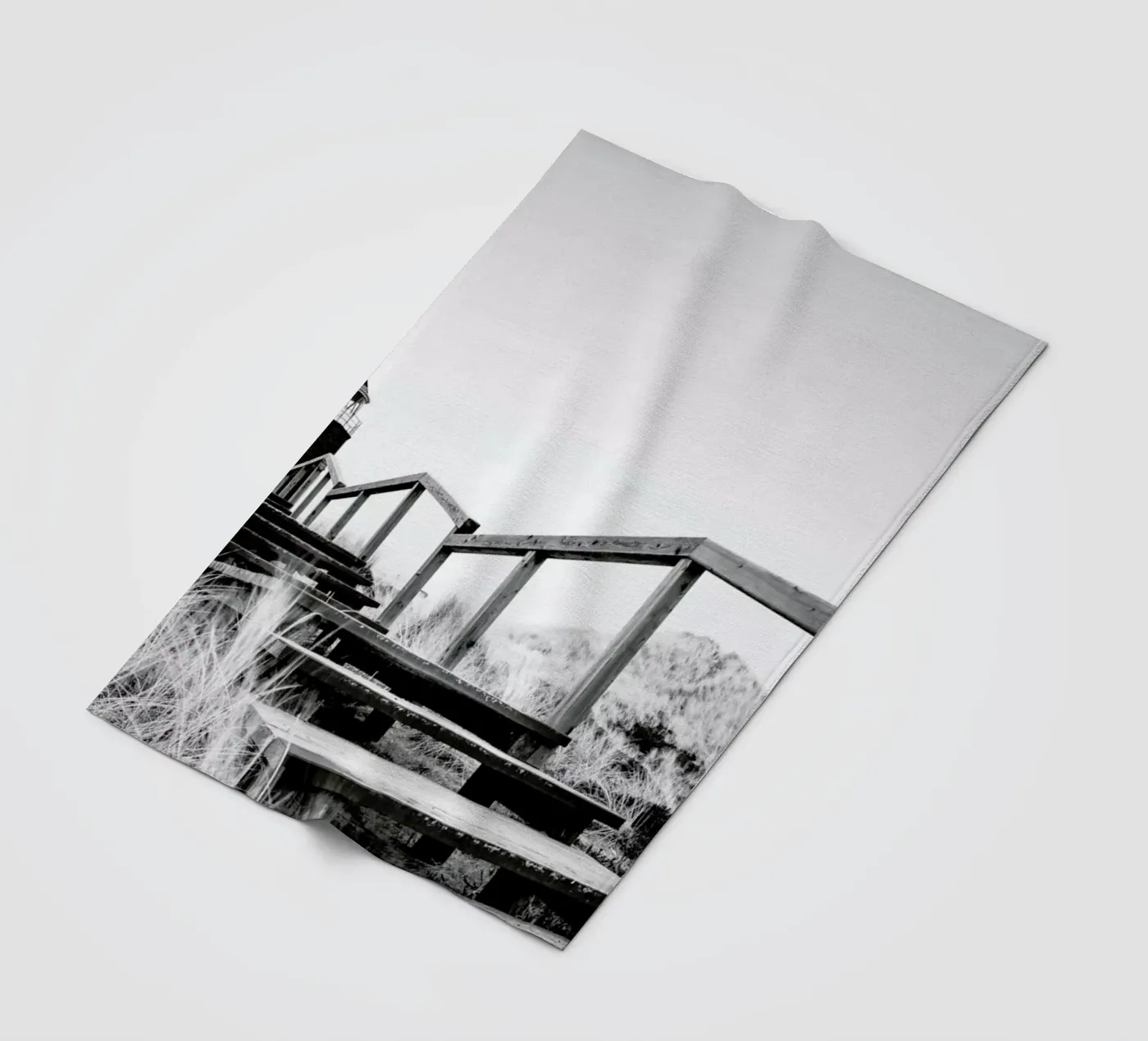 Sylt - Quermarkenfeuer Study 2 Fleecedecke von Håggard Photography | Ronny Behnert